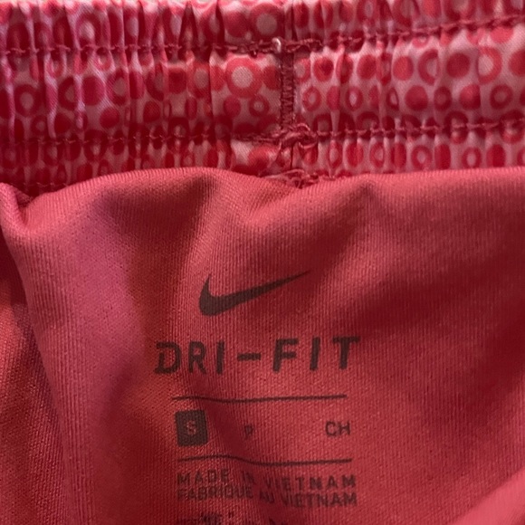 Nike tempo shorts pink; girls size small - Picture 2 of 2